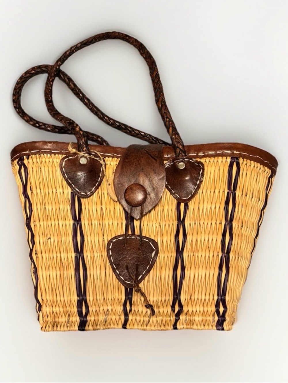 Jeanne Beatrice Paris Moroccan Market Basket Tote Beautiful
